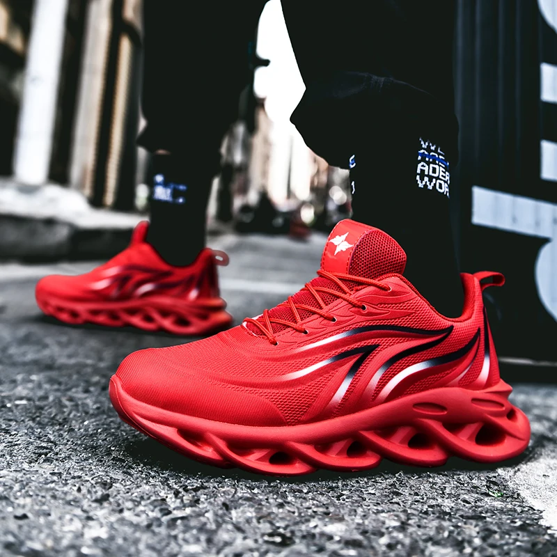 

Hot Sale New Men's Sneakers Thick Sole Hip Hop Men Running Shoe Lightweight Outdoor Sports Shoe Breathable Men's Footwear 39-46