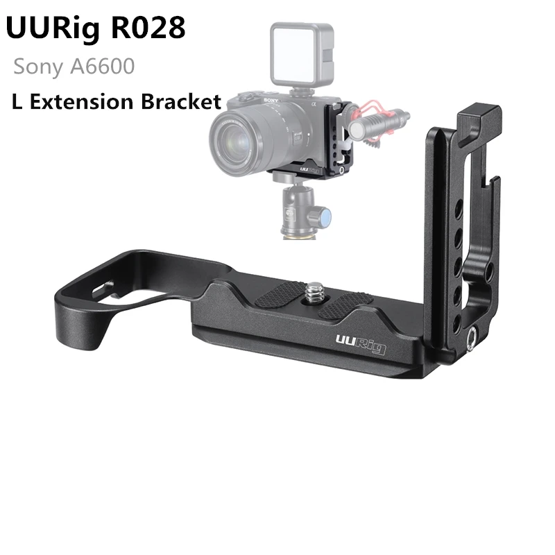UURig R028 быстросъемный L Женский Удлинительный кронштейн для камеры Sony A6600 DSLR
