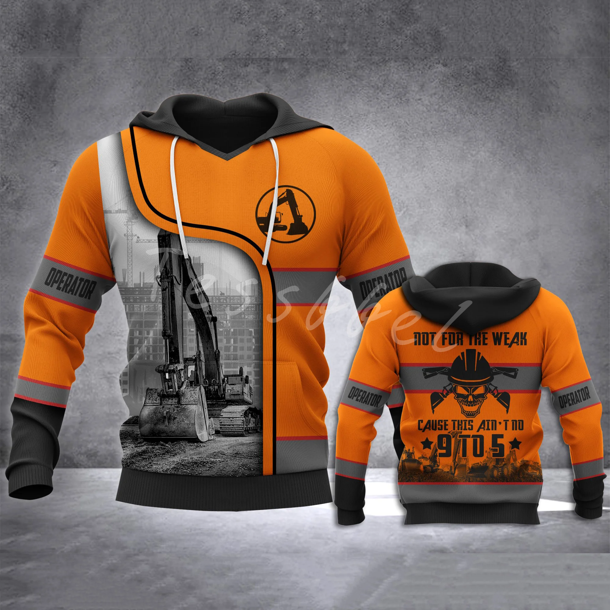 Tessffel экскаваторщика 3D с принтом модная мужская куртка для активного отдыха