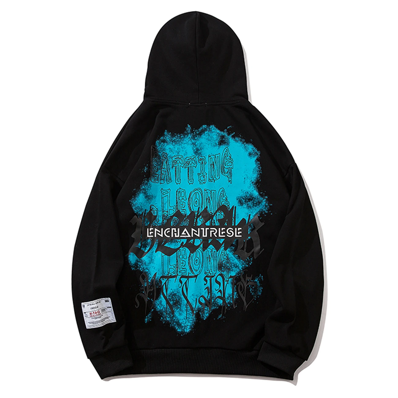 Мужская хлопковая толстовка с капюшоном и принтом бабочки|Мужские толстовки