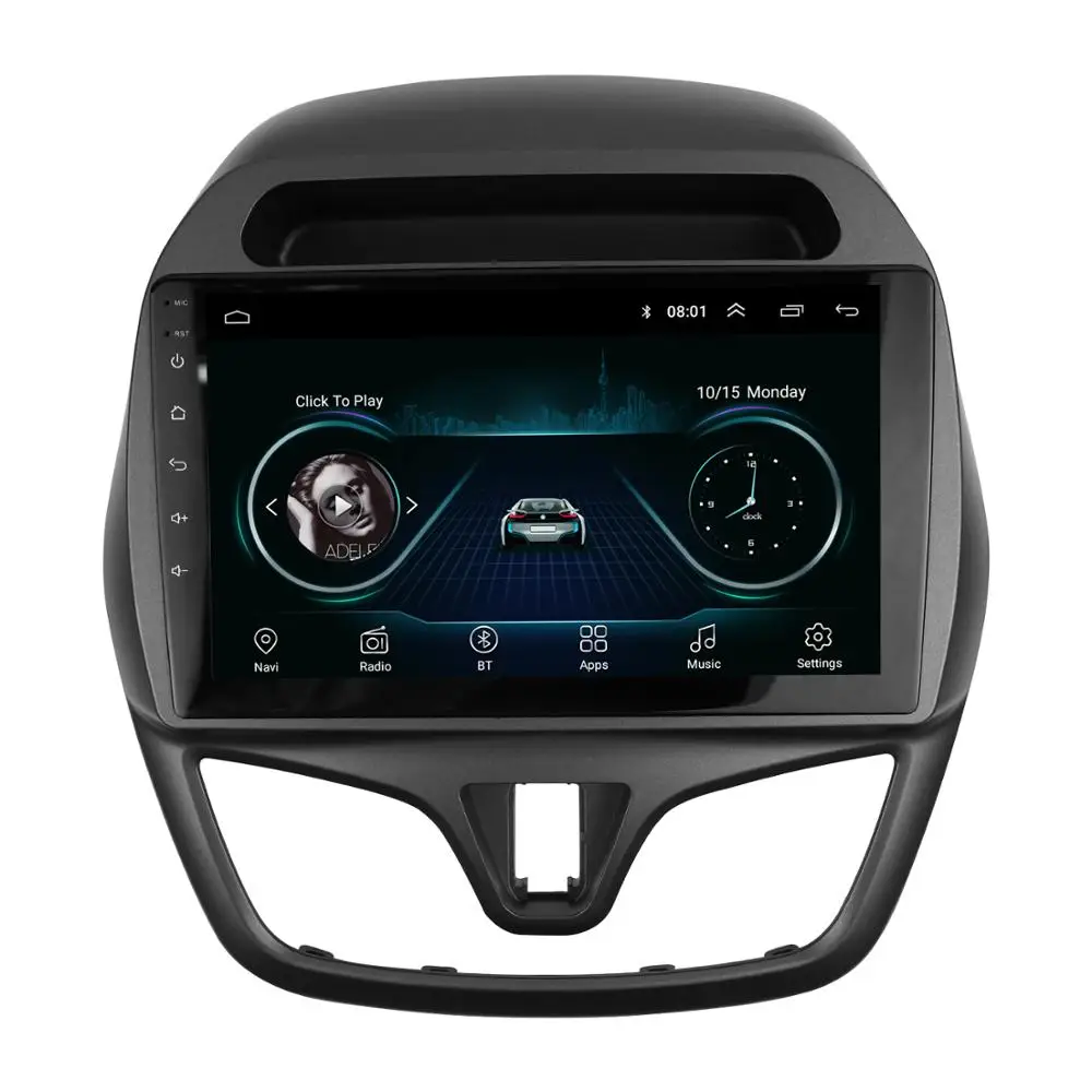 Автомобильный радиоприемник Fascia Для Daewoo Matiz Chevrolet Spark Beat 2015 9 дюймов рамка GPS DVD