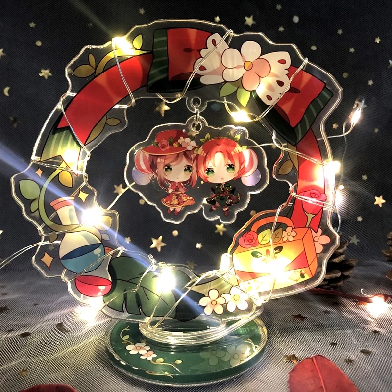 

Anime Game Identity V Emily Dyer Emma Woods Acrylic Wreath Stand Figure Model Plate Desk Decor Cute Ornaments Xmas Gifts New