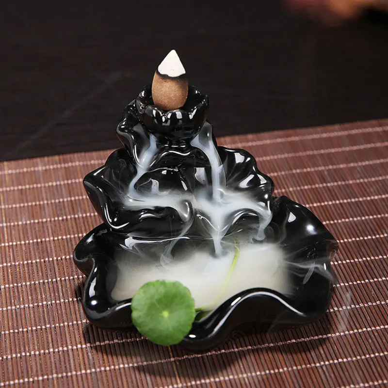 Ceramic Smoke Backflow Incense Burners Tower Incense Censer Base Creative Decoration Aromatherapy Supplies Home Decor jj0101 - Цвет: censer20