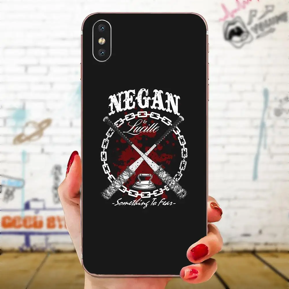 TPU Case For Samsung Galaxy Note 8 9 10 Pro S4 S5 S6 S7 S8 S9 S10 S11 S11E S20 Edge Plus Ultra Negan My Dirty Girl | Мобильные
