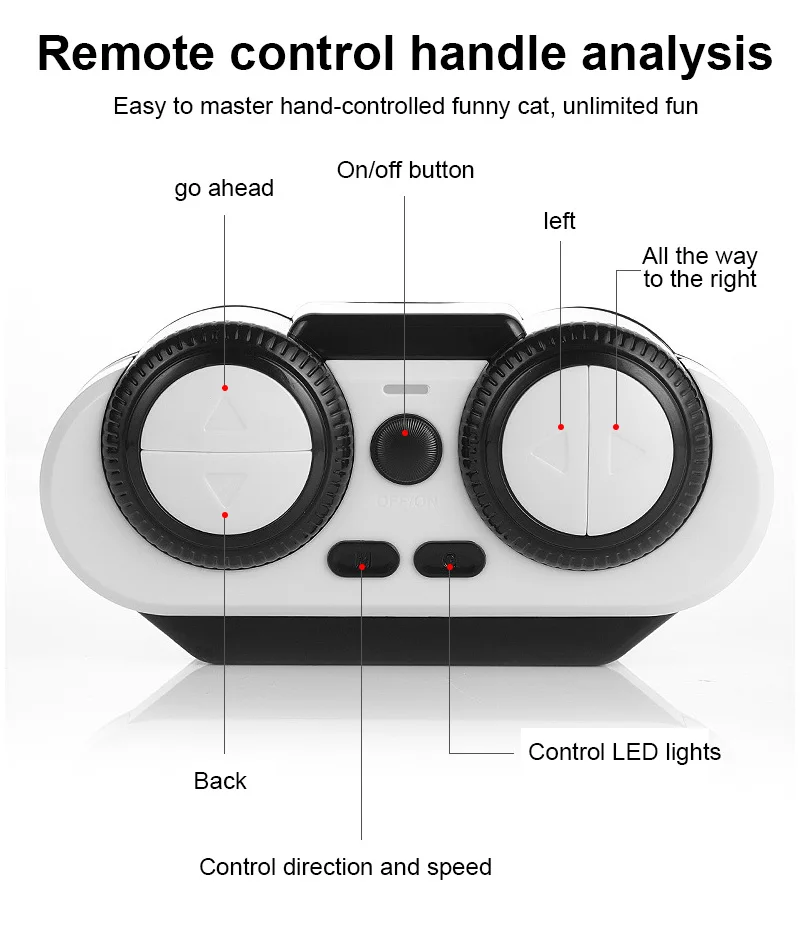 

Smart Interactive Cat Toy Lrregular Rotating Mode Toy Cats Funny Pet Game Electronic Cat Toy LED Light Feather Toys Kitty Balls