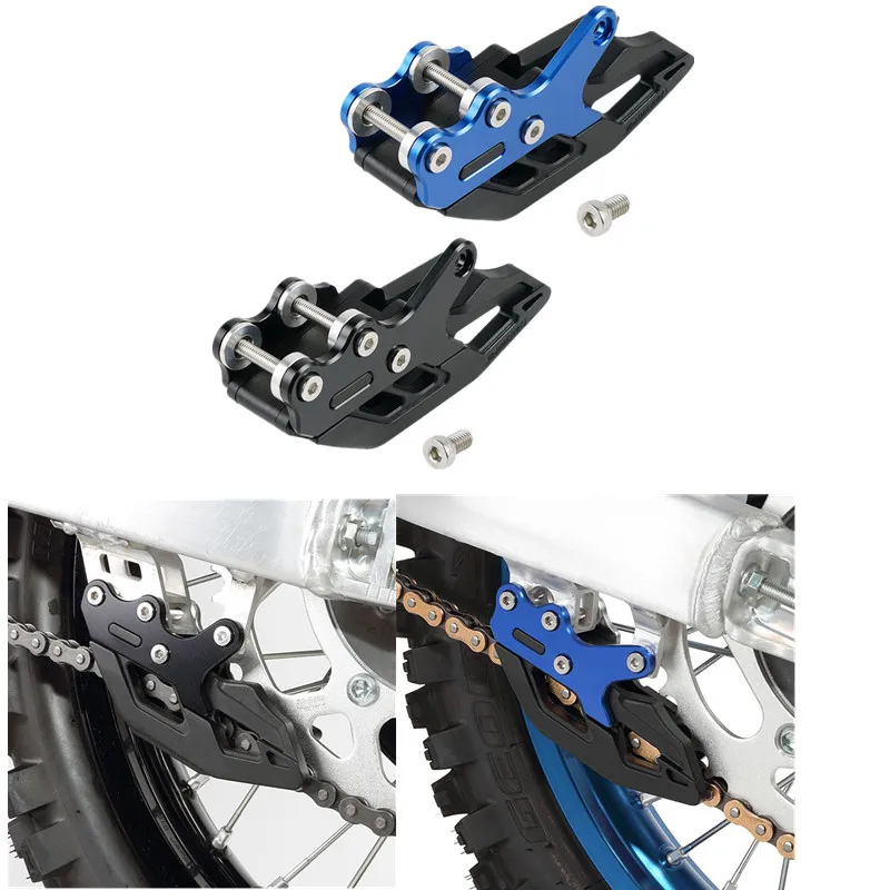 Направляющая цепи мотоцикла черного и красного цвета из ТПУ для YZ125/250 YZ250F/450F YZ125X