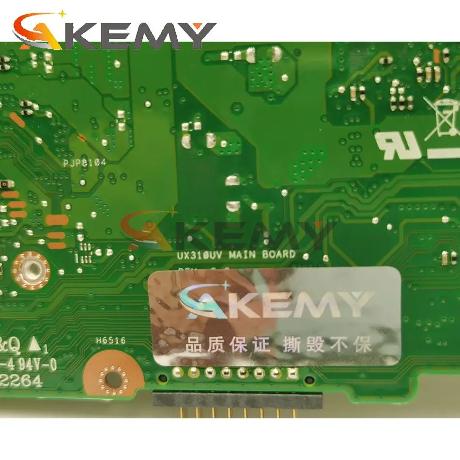 ux310uv laptop motherboard for asus ux410uq 14 inch ux410u ux310u original mainboard 8gb ram i7 6500u gt940mx 2gb free global shipping