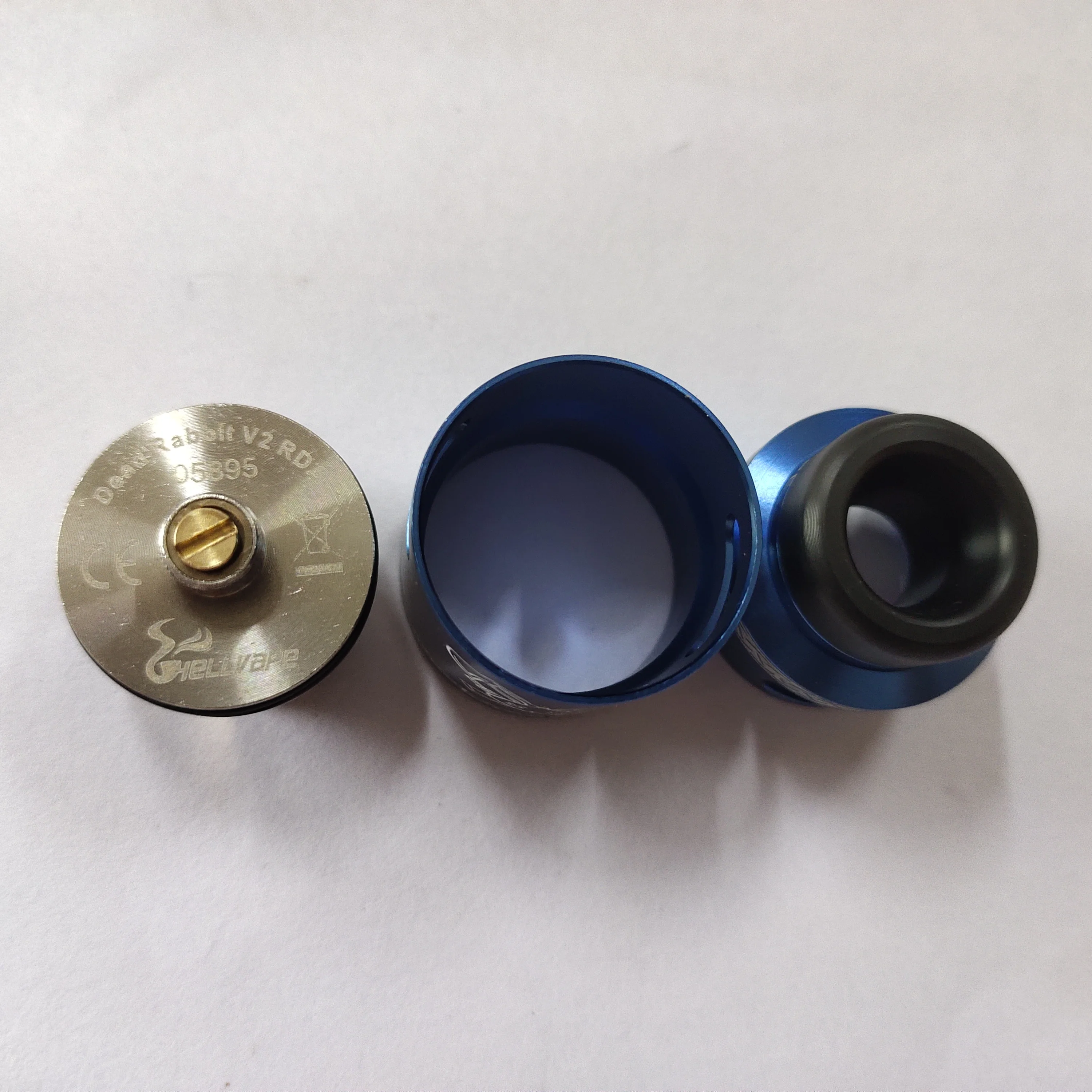 

Dead Rabbit V2 BF RDA 24mm single/dual coil E Cigarette Vaporizer atomizer tank steel material vs Apocalypse haku rda