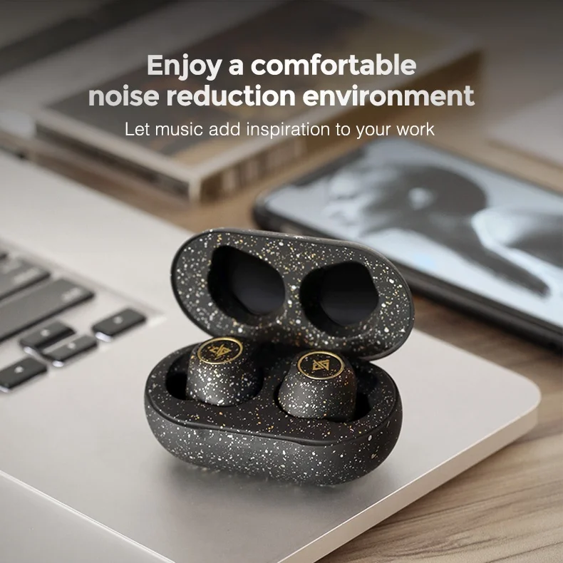 TWS наушники Auglamour AT200 с поддержкой Bluetooth 5 0 и сенсорным управлением|Наушники