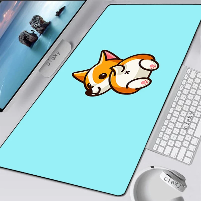 

Gaming Mouse Mat Welsh Corgi Gamer Table for Pc Gamer Complete Cheap Mousepad Anime Stationery Diy Pink Mouse Pad Company Mice