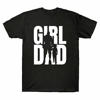

Kool Shirt Girl Dad Proud Father of Daughters Cute Father's Day Black T-Shirt