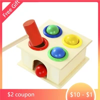 baby toys percussion platform montessori color ball early childhood educational toys hand eye coordination sensory toy for child