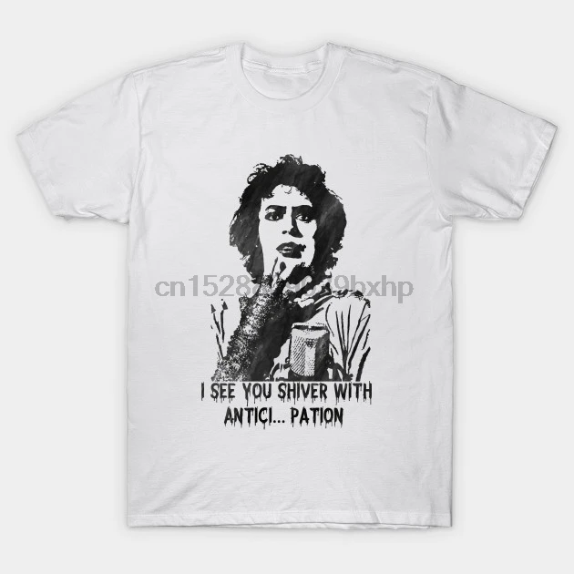 

Men Short sleeve tshirt I see you shiver... Rocky Horror T Shirt Women t-shirt