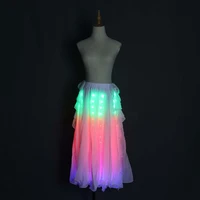 colorful led lighting adult lady women belly dance costume oriental bellydance skirt stage performance dress bellydancing wear