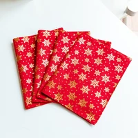 inyahome red cotton linen placemats holiday placemat washable non slip heat resistant place mats table for kitchen dining decor
