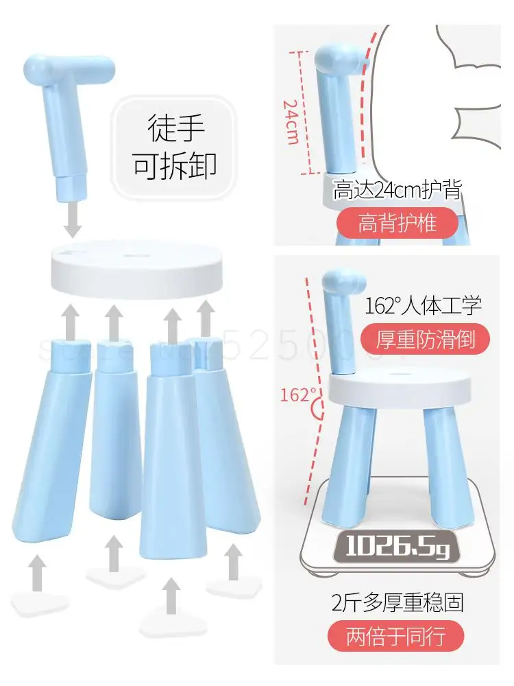 Учебный стол и стул для детей пластмассовый 256 г. |