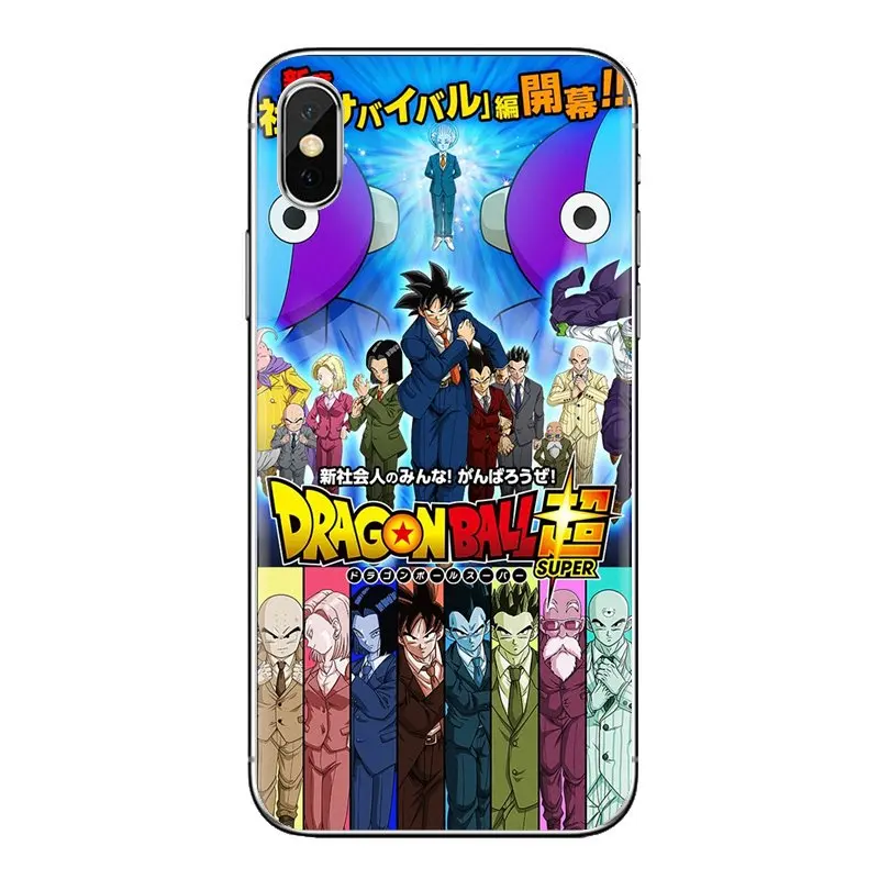 Чехол из ТПУ для iPhone XS Max XR X 4 4s 5 5S 5C SE 6 6S 7 8 Plus samsung Galaxy J1 J3 J5 J7 A3 A5 Dragon Ball Super z poster |