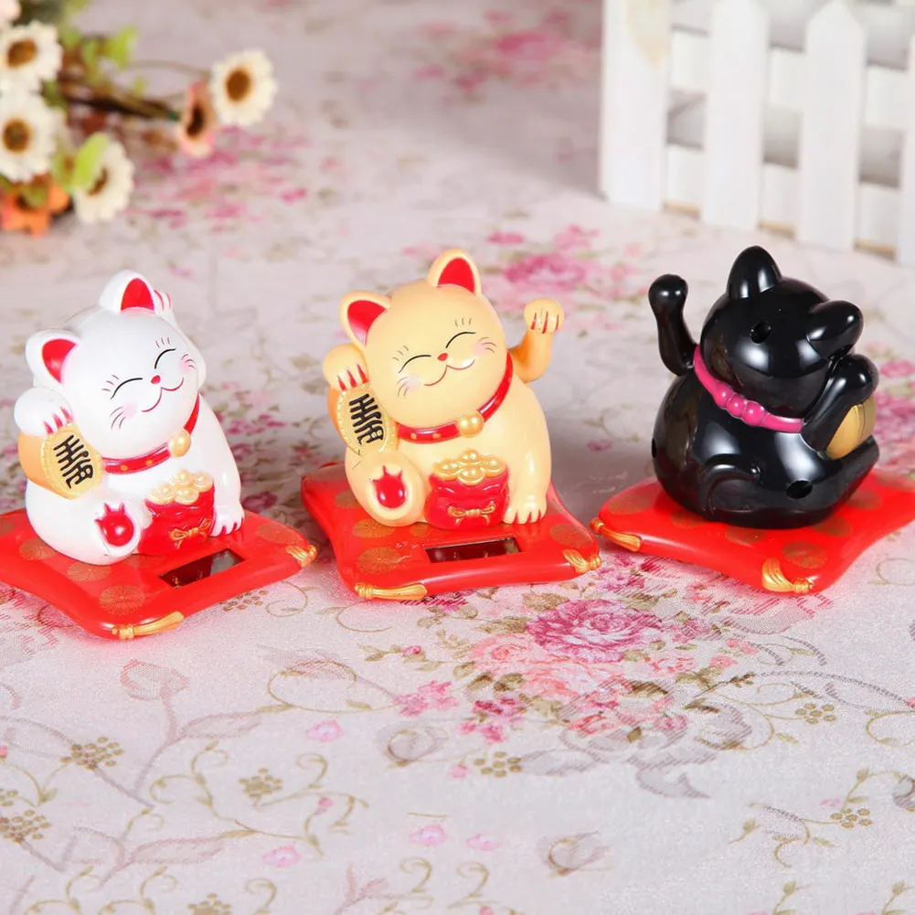 Развевающиеся руки Lucky Cat благосостояние и удача украшения &quotкошки&quot для Офис