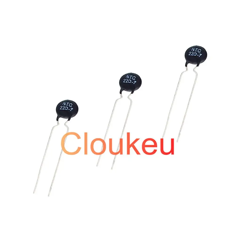 

Thermistor resistance NTC 3D 5D 8D 10D 12D 16D 22D 33D 50D-7 MF72