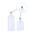 Аэрограф, пластиковая прозрачная чашка пистолета-распылителя, 20 куб. См, 40 куб. См, ручка-Аэрограф, заменяемые Сменные аксессуары для покраски