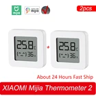 Беспроводной Bluetooth-термометр XIAOMI Mijia, умный Термометр-Гигрометр 2 с датчиком температуры, работает с приложением MI Mijia Home