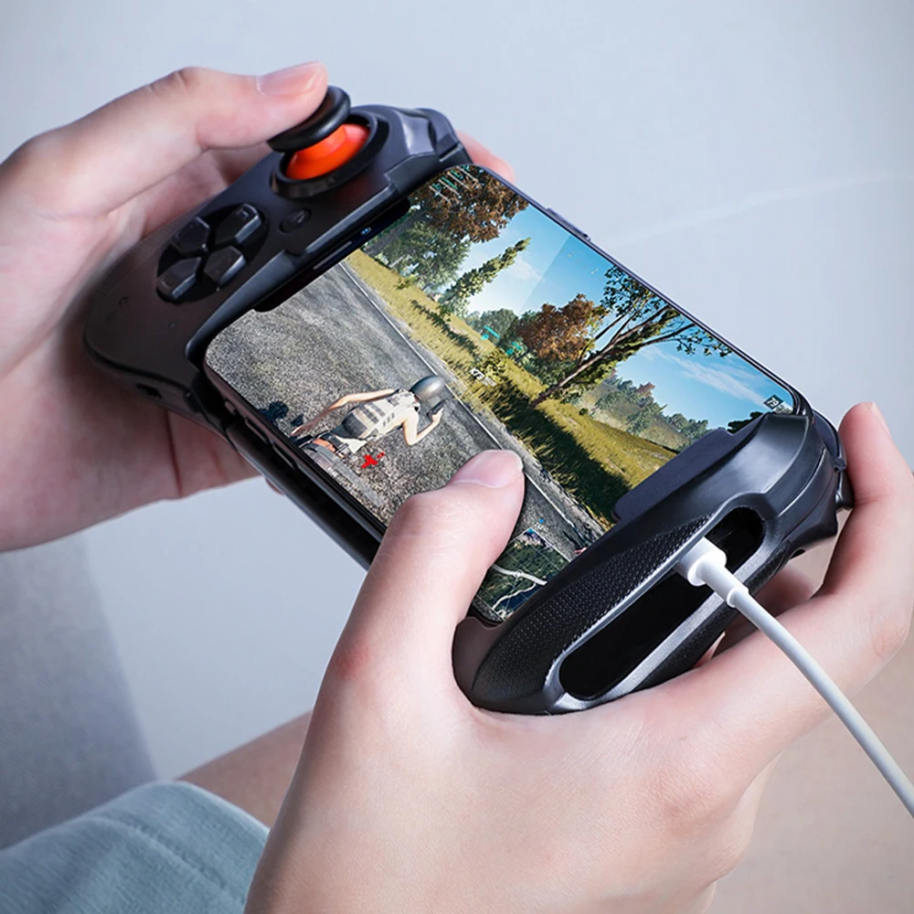 stiger mobile phone game controller joystick wireless bluetooth compatible gamepad for android ios phone pubg gaming accessories free global shipping