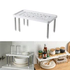 Хранение на кухне полка для ванной для кухни органайзер товары для кухни Регулируемая дома шкаф органайзер для хранения полки для Кухня стойки Экономия пространства шкаф декоративная полки для шкафа держатели для обуви