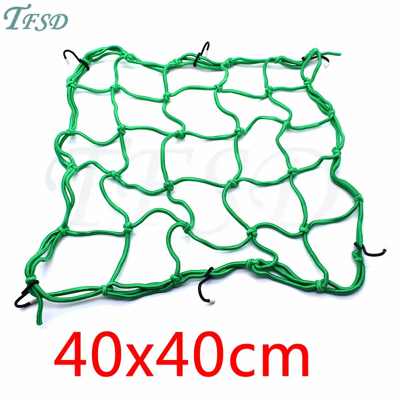 green 40X40CM Универсальная сетка-банджи мотоциклетный шлем сетка для хранения шлема грузовой организации Москитная сетка для KTM Duke 200 390 125 RC125 RC200 RC390 - Цвет: green 40X40CM