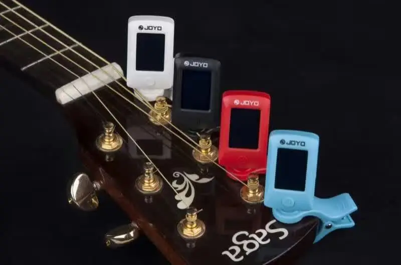 Цифровой клип-на тюнер для гитары складной вращающийся зажим Высокая