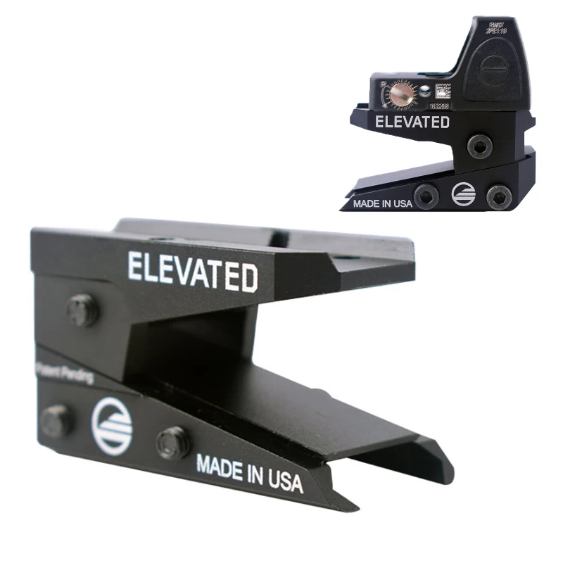 

Tactical Adjustable Height Slide Red Dot Mount Adapter Riser Sight Mount for Hunting T1 T2 /Aimpoint T-1 T-2 /MRO/RMR/Hol