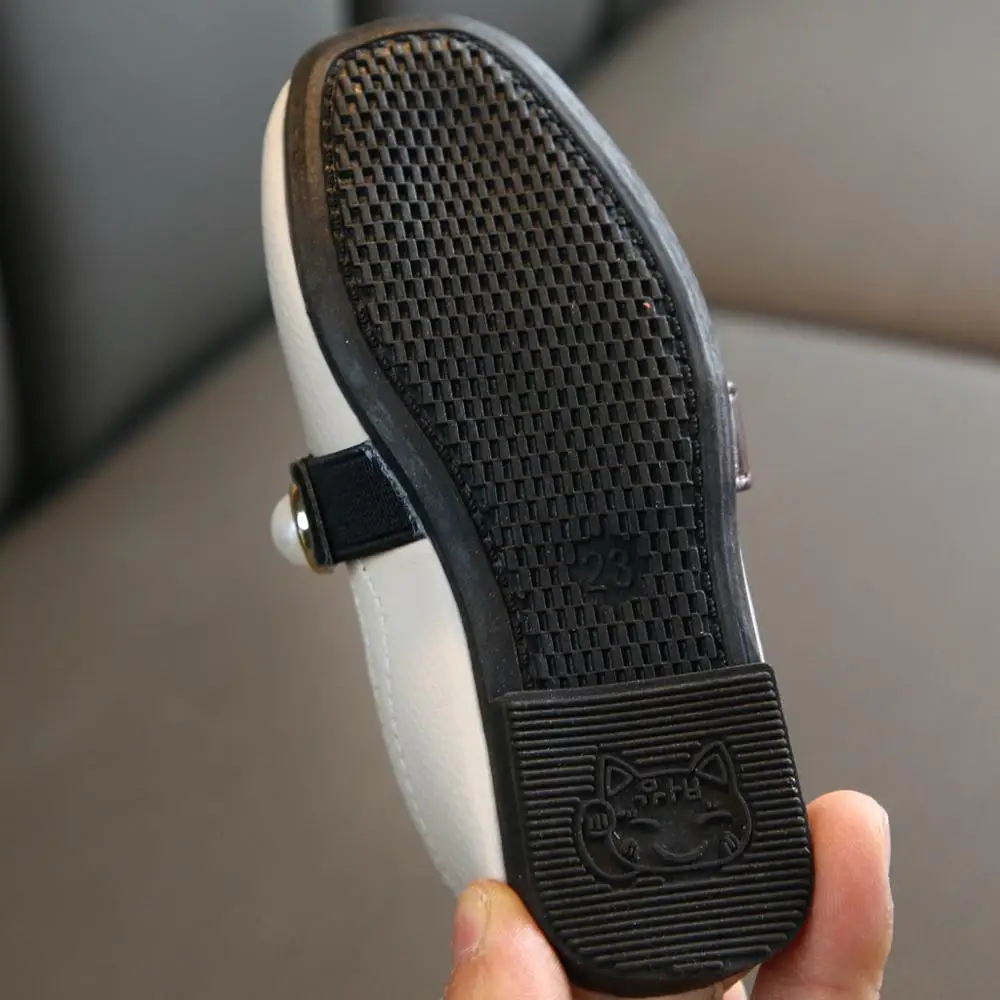 Обувь принцессы для девочек кожаная яркая школьная обувь на низком каблуке с