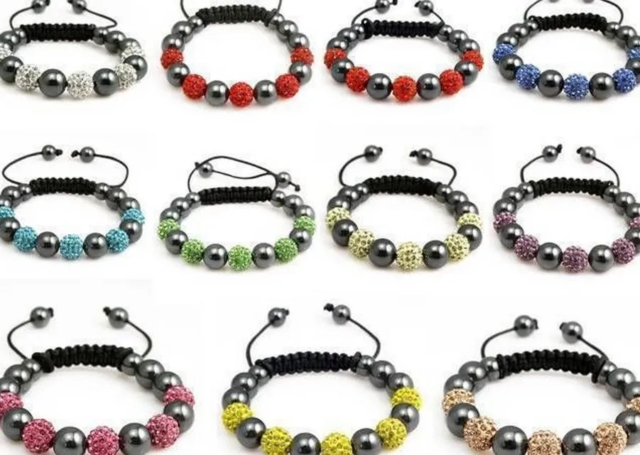 

can choose color 10mm micro pave CZ Disco Ball Beads mix multicolor Bracelet new arrival Gift for crystal ydf3s