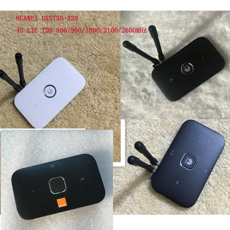 Huawei E5573 320 CAT4 150 м 4 аппарат не привязан к оператору сотовой связи FDD 800/900/1800/2100/2600 МГц