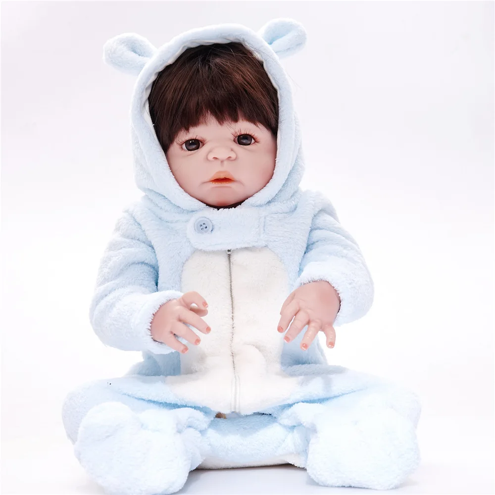 Мягкая силиконовая Кукла Reborn для девочек подарок на день рождения