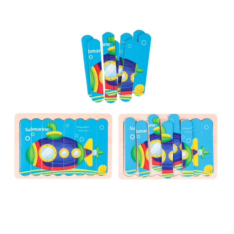 

Double Sides Wooden Puzzle Kids Toys for Children Learning Early Edcuational Puzzle