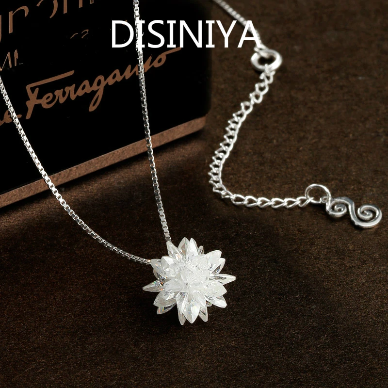 Женское Ожерелье макси из серебра 925 пробы с кристаллами | Украшения и аксессуары