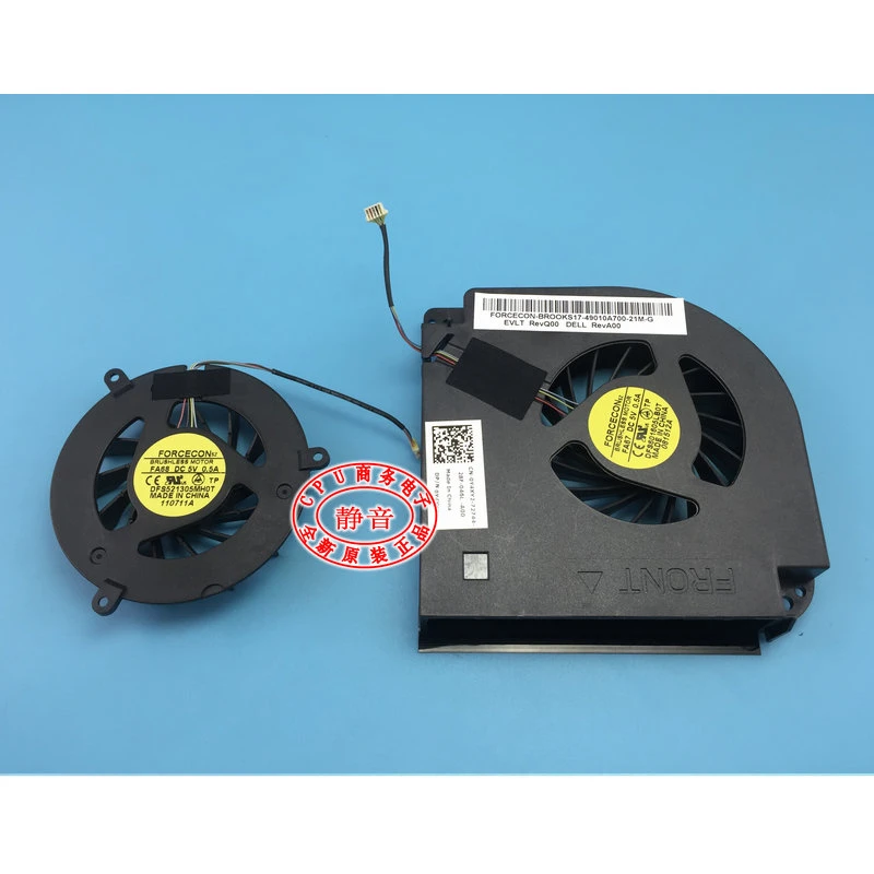 Новый Процессор охлаждающий вентилятор GPU для Dell Precision M6400 M6500 M6600 DFS601605LB0T