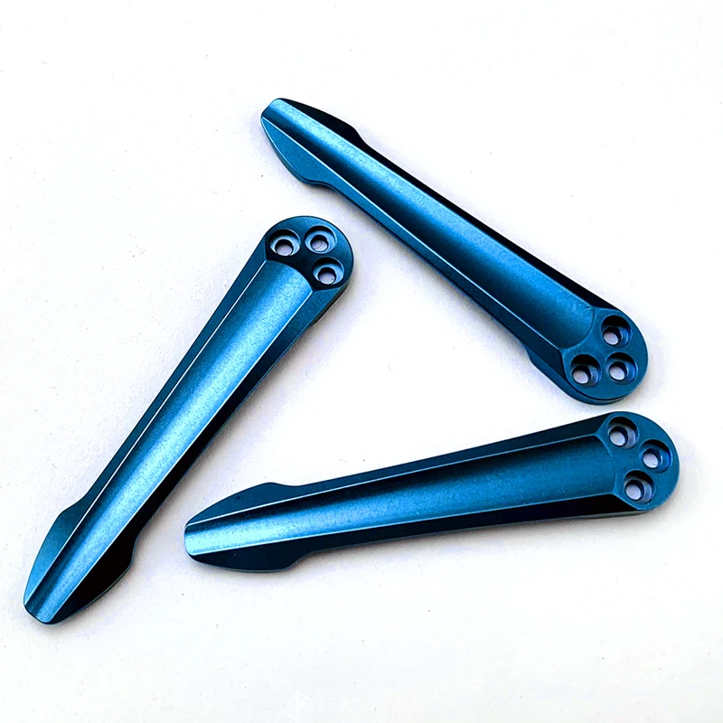 Titanium Blue Цельный TC4 CNC Карманный паук C10 Задний зажим для ножа титановый сплав паук C81 Задний зажим титановый зажим для ножа - Цвет: Titanium Blue