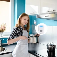 2 en 1 alarma de gas hogar cocina fuga de gas natural alarma autom%c3%a1tica detector de fuga de gas combustible pantalla led