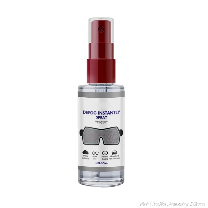 

Anti Fog Spray Eyeglass Goggles Antifog Lens Cleaner 48h Long Lasting Glasses Defogger Prevent Fogging Spray Wholesales