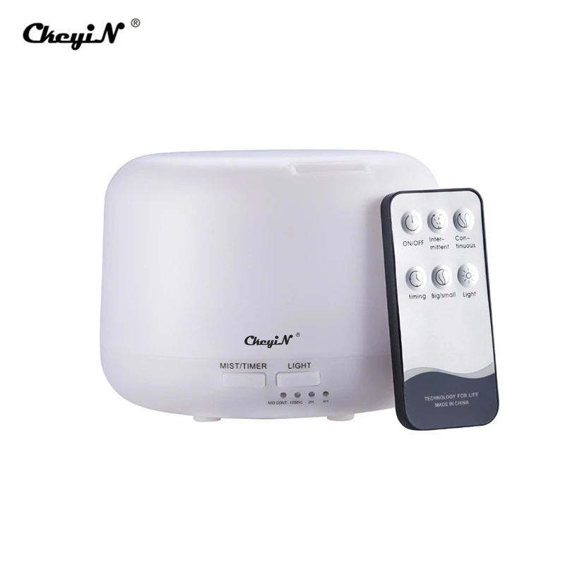 

CkeyiN 300ML USB Ultrasonic Air Aroma Humidifier 7 Color Light Electric Aromatherapy Essential Oil Aroma Diffuser Remote Control