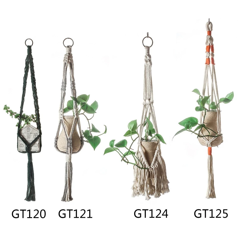 

Подвесной держатель для цветочных горшков ручной работы