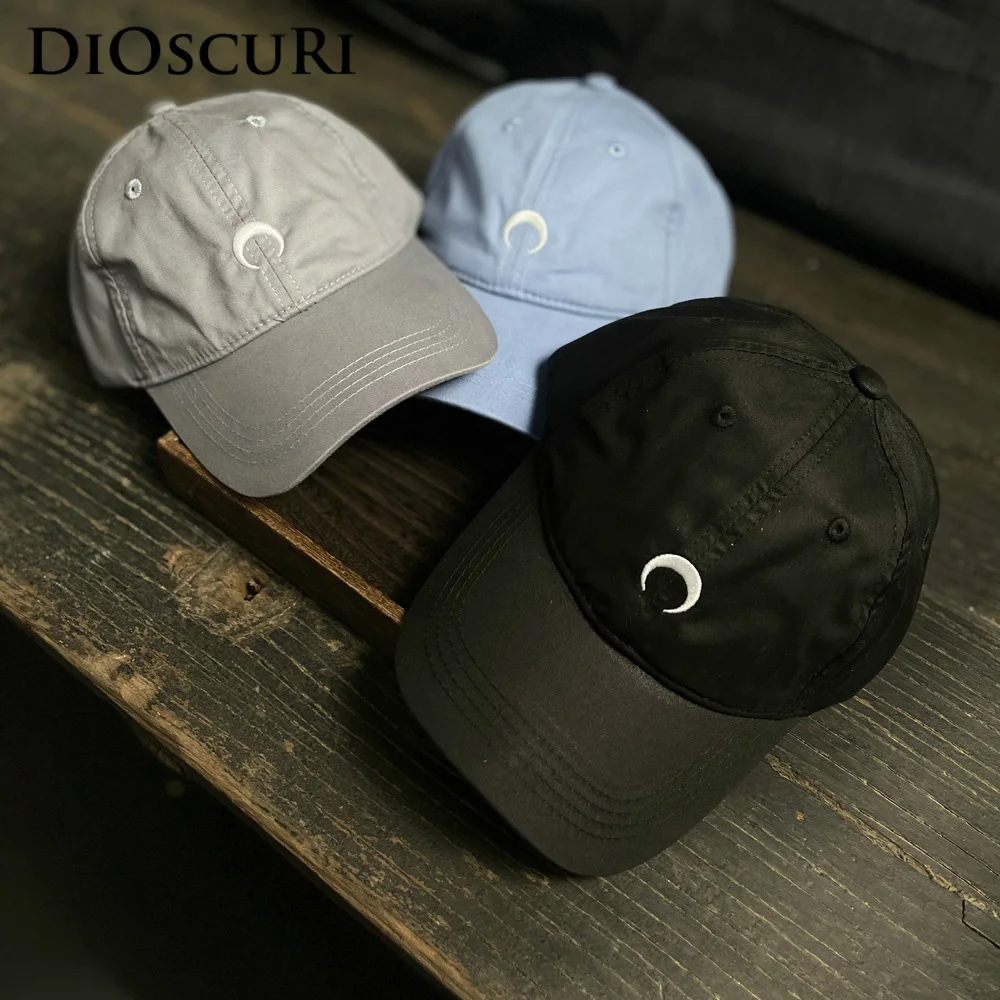 

Женская хлопковая бейсболка с вышивкой Луны, в стиле хип-хоп