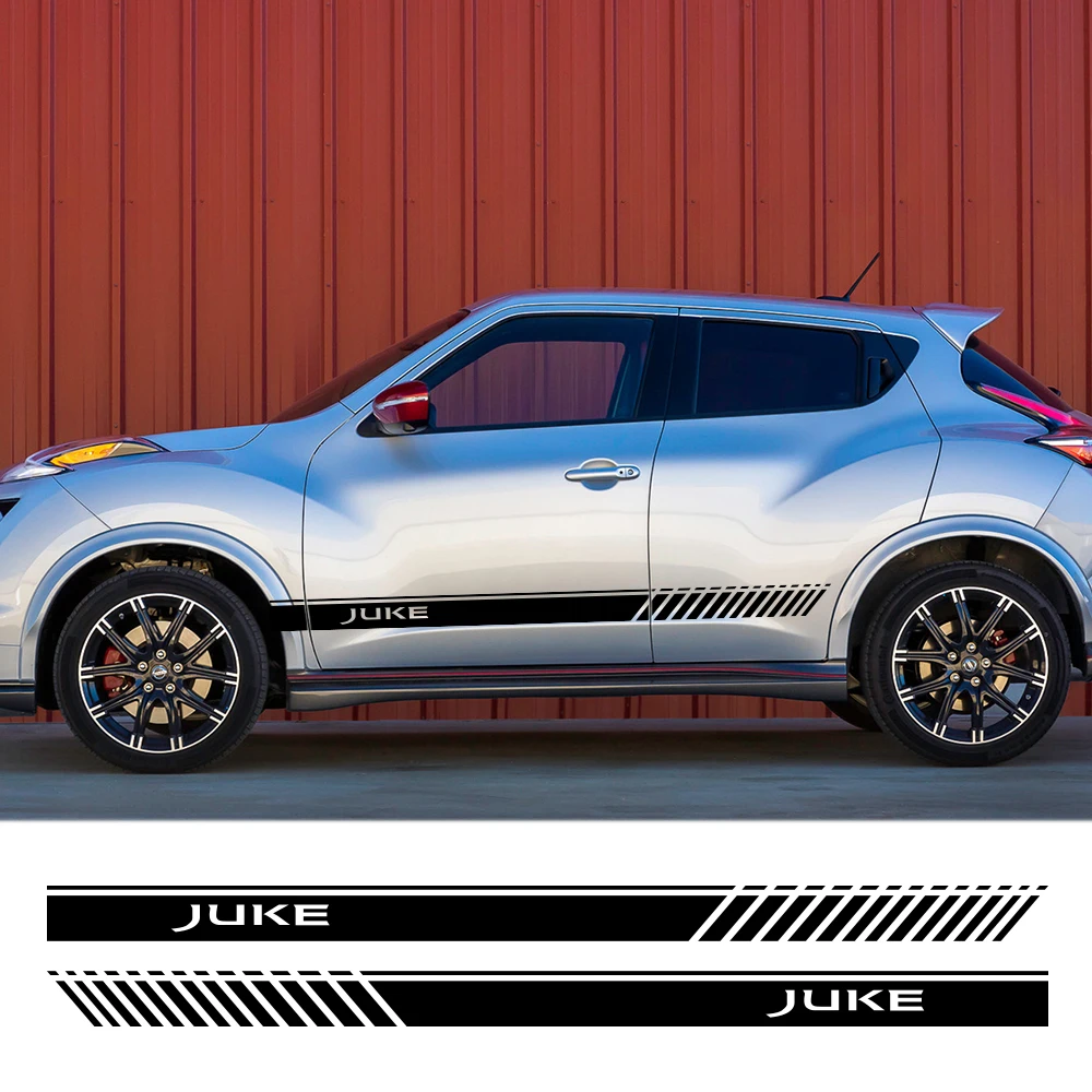 2 шт. для Nissan Juke Авто двусторонний Декор графические виниловые полосы наклейки