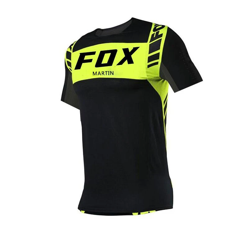 

2021 Men's Downhill Jerseys RACE FACE Mountain Bike MTB Shirts Offroad DH Motorcycle Jersey Motocross Sportwear MARTIN FOX