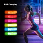 Светодиодная повязка на руку для ночного бега, с USB-зарядкой