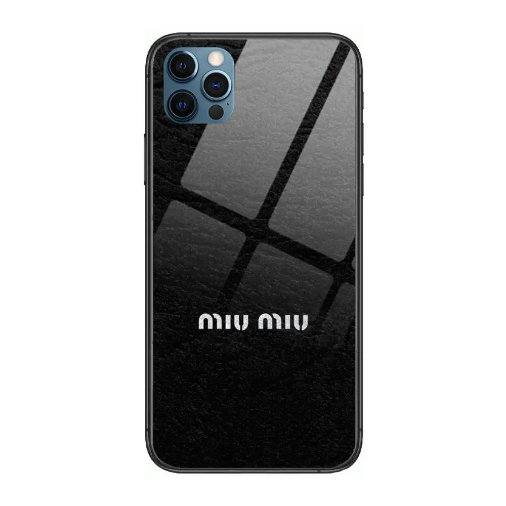 

Italian luxury brand Style Phone Case cover For iphone 12 pro max 11 8 7 6 s XR PLUS X XS SE 2020 mini black cell shell