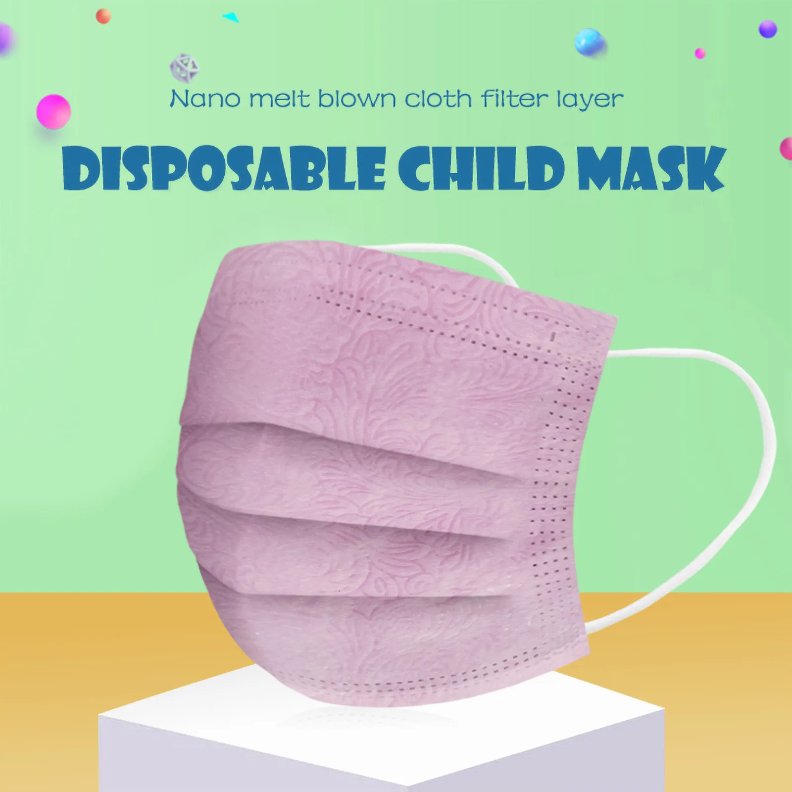 

50pcs Mixed Color Child Adult Disposable Face Masks 3-layer Protective Mascarillas Black Mouth Mask Filter Anti Dust Mondkapje