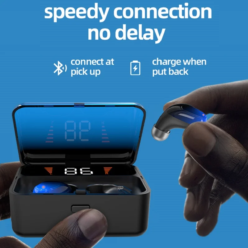 ES01 Bluetooth 5 0 наушники-вкладыши TWS с IPX5 Водонепроницаемый 3D стерео Беспроводной