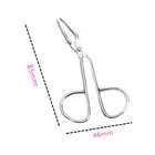 Пинцет для удаления волос, пинцет для удаления волос из нержавеющей стали и пластика, инструмент для красоты и макияжа